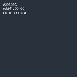 #29323C - Outer Space Color Image